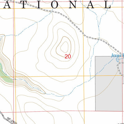 McLellan Reservoir, AZ FSTopo Preview 2