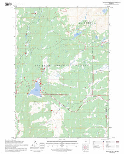 Meadowlark Lake, WY FSTopo Preview 1