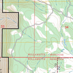 Meacham Lake, OR FSTopo Preview 2