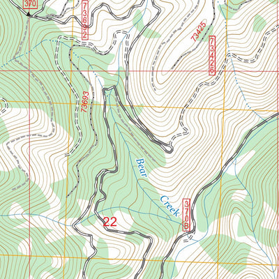Medicine Hot Springs, MT FSTopo Preview 3