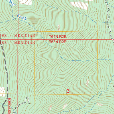 Meadow Creek, ID FSTopo Preview 3