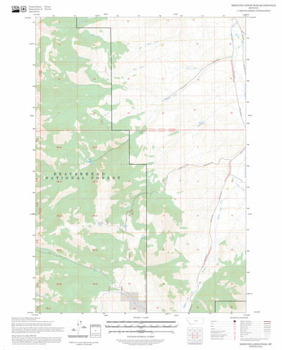Medicine Lodge Peak, MT FSTopo Preview 1