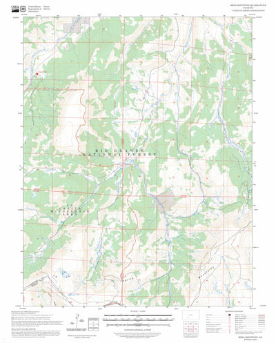 Mesa Mountain, CO FSTopo Preview 1