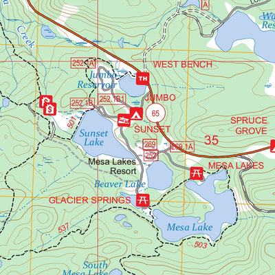Mesa Lakes, CO FSTopo Preview 3