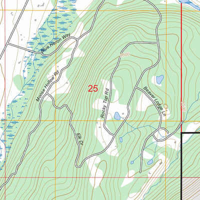 Meeks Cabin Reservoir, WY FSTopo Preview 3