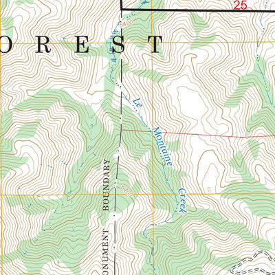 Mescal Creek, CA FSTopo Preview 3