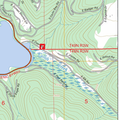 Mica Bay, ID FSTopo Preview 3