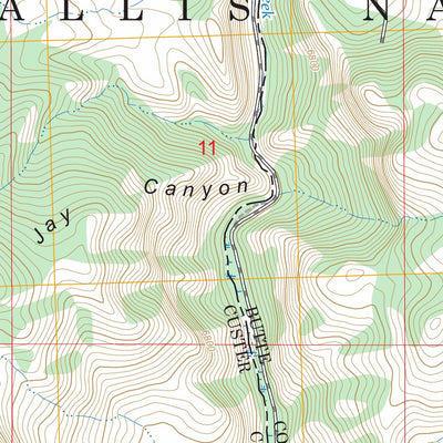 Methodist Creek, ID FSTopo Preview 3