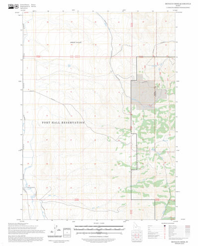 Michaud Creek, ID FSTopo Preview 1