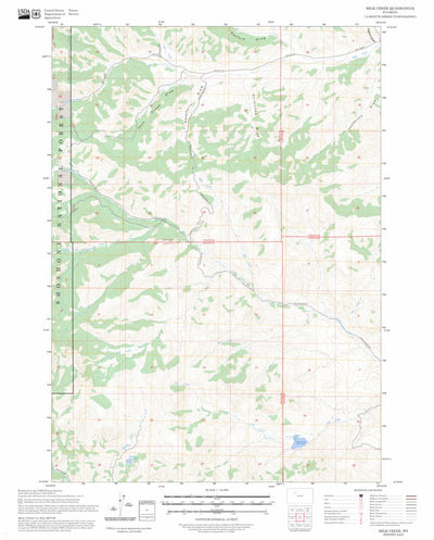 Milk Creek, WY FSTopo Preview 1