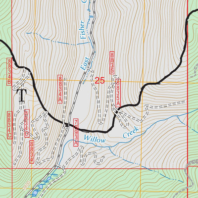 Miller Lake, MT FSTopo Preview 3
