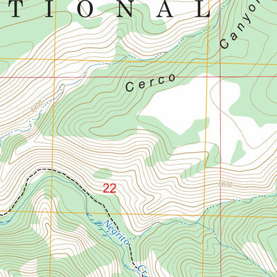 Milligan Mountain, NM FSTopo Preview 2