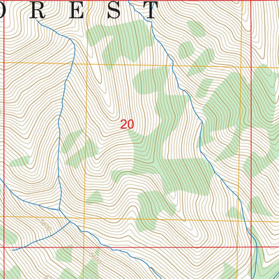 Miller Mountain East, ID FSTopo Preview 3