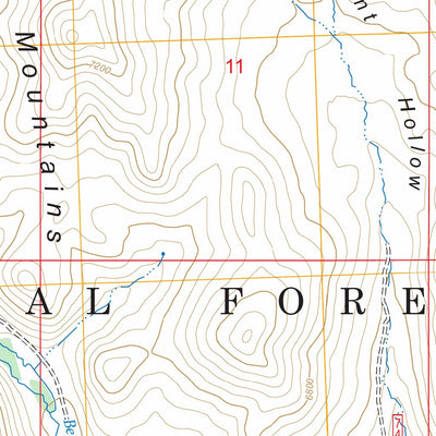 Miller Peak, ID FSTopo Preview 2