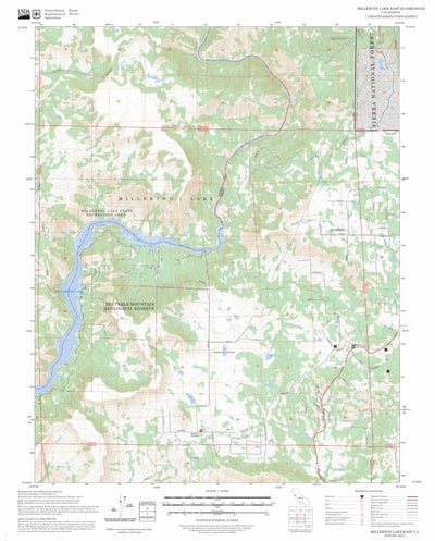 Millerton Lake East, CA FSTopo Preview 1