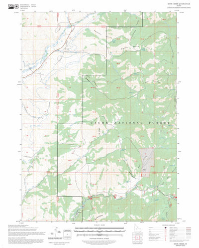 Mink Creek, ID FSTopo Preview 1