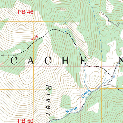 Mink Creek, ID FSTopo Preview 2