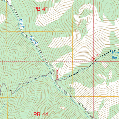Mink Creek, ID FSTopo Preview 3