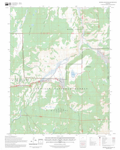 Mineral Mountain, CO FSTopo Preview 1