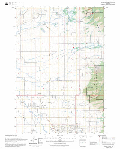 Miser Creek, MT FSTopo Preview 1