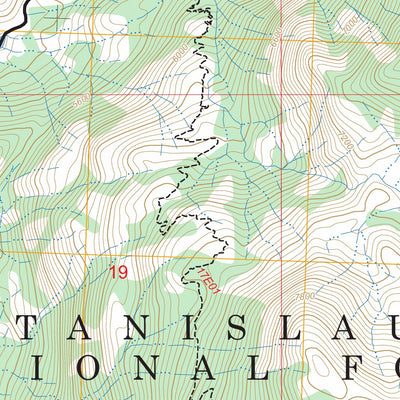 Mokelumne Peak, CA FSTopo Preview 3