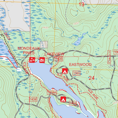 Mondeaux Dam, WI FSTopo Preview 3