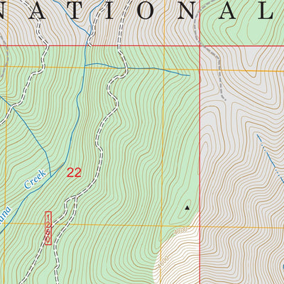 Montana Peak, ID FSTopo Preview 2