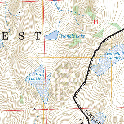 Monarch Lake, CO FSTopo Preview 3