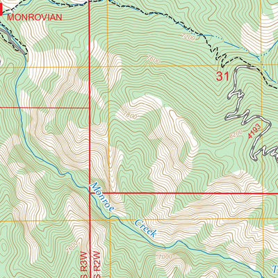Monroe Peak, UT FSTopo Preview 3