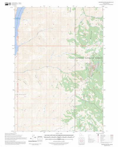 Monroe Butte, ID-OR FSTopo Preview 1
