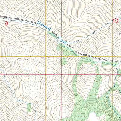 Monroe Butte, ID-OR FSTopo Preview 2