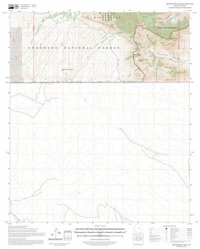 Montezuma Pass, AZ-SON FSTopo Preview 1