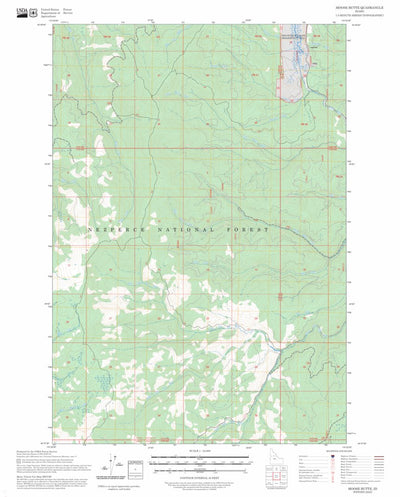 Moose Butte, ID FSTopo Preview 1