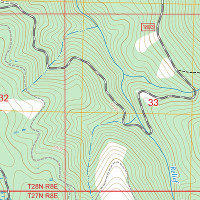 Moose Butte, ID FSTopo Preview 3