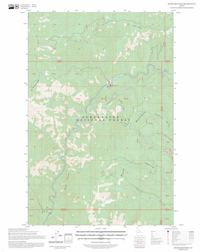 Moose Mountain, ID FSTopo Preview 1