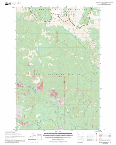 Morrell Mountain, MT FSTopo Preview 1