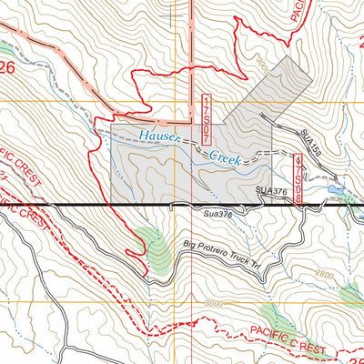 Morena Reservoir, CA FSTopo Preview 3