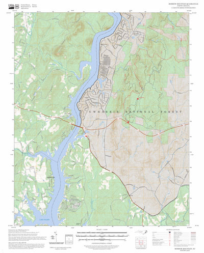 Morrow Mountain, NC FSTopo Preview 1