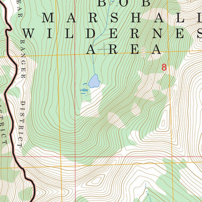 Morrell Lake, MT FSTopo Preview 3