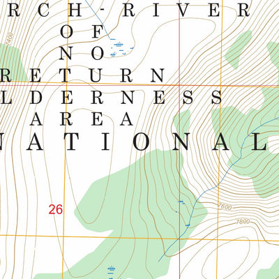 Mosquito Peak, ID FSTopo Preview 2