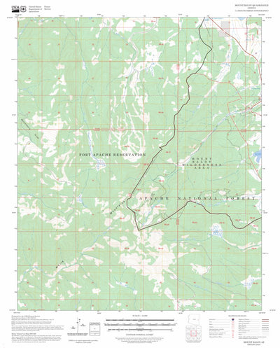 Mount Baldy, AZ FSTopo Preview 1