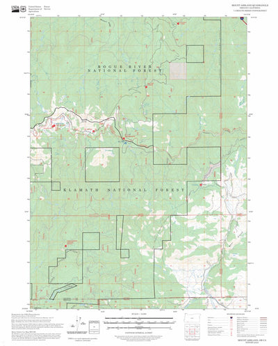 Mount Ashland, OR-CA FSTopo Preview 1
