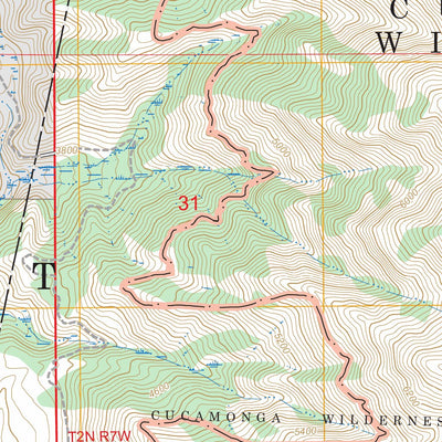 Mount Baldy, CA FSTopo Preview 3