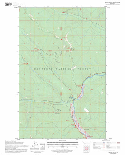 Mount Baldy, MT FSTopo Preview 1