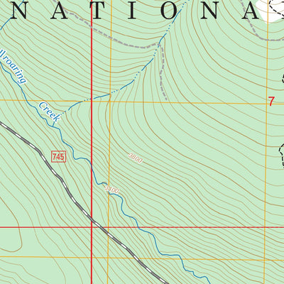 Mount Baldy, MT FSTopo Preview 2