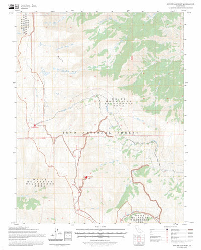 Mount Barcroft, CA FSTopo Preview 1