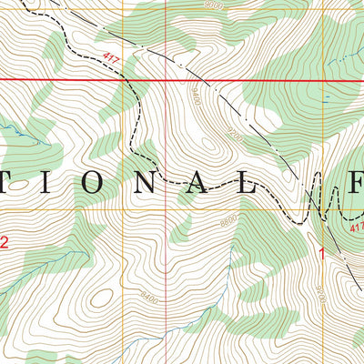 Mount Blackmore, MT FSTopo Preview 2