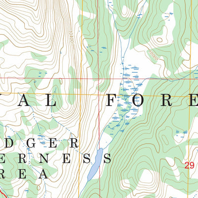 Mount Bonneville, WY FSTopo Preview 2