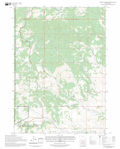 Mount Coolidge, SD FSTopo Preview 1