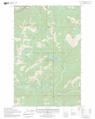 Mount Bradley, MT FSTopo Preview 1